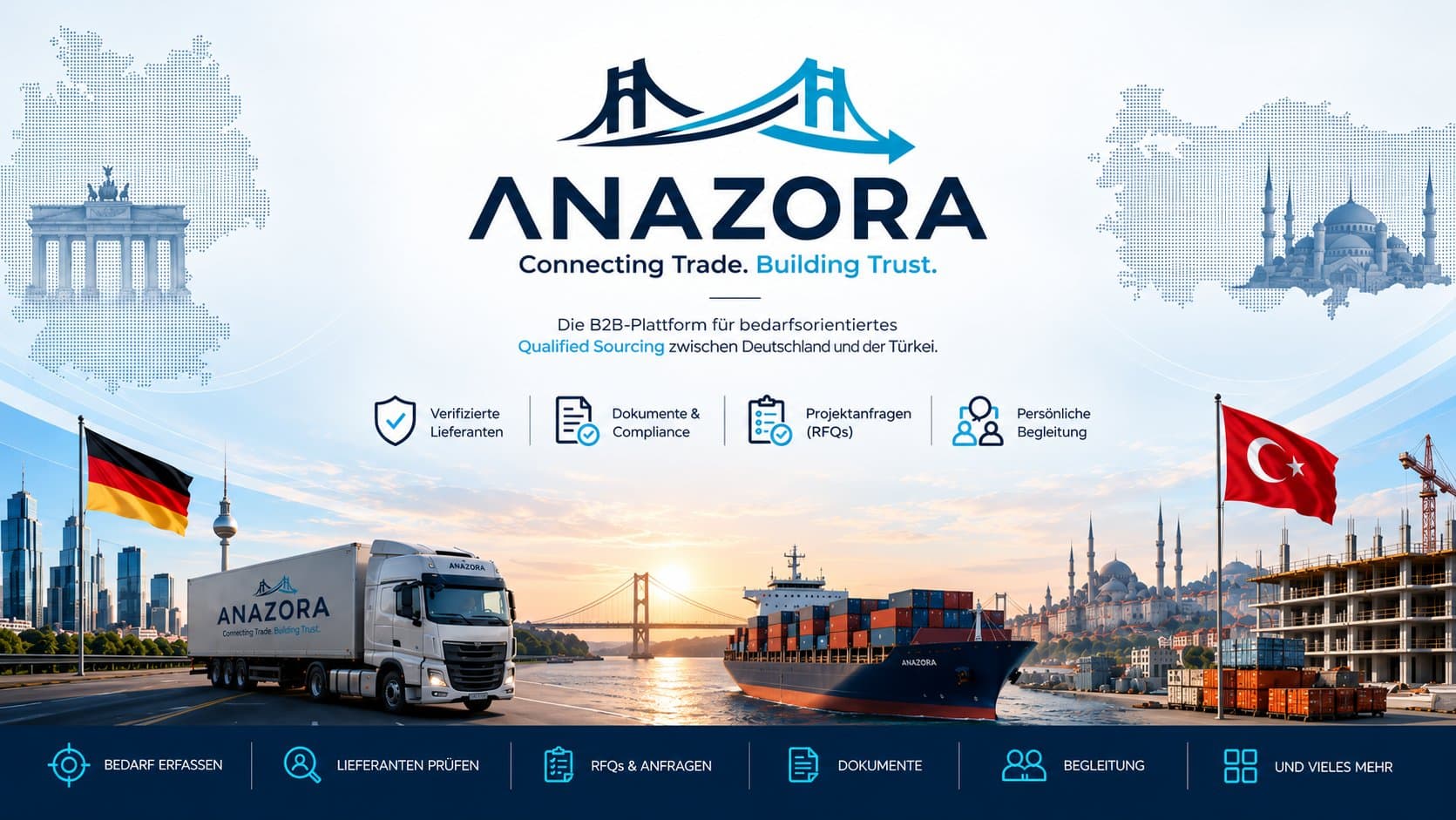 ANAZORA — Connecting Trade. Building Trust.